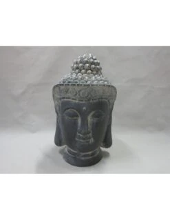Statue Tête De Bouddha H.47 Cm