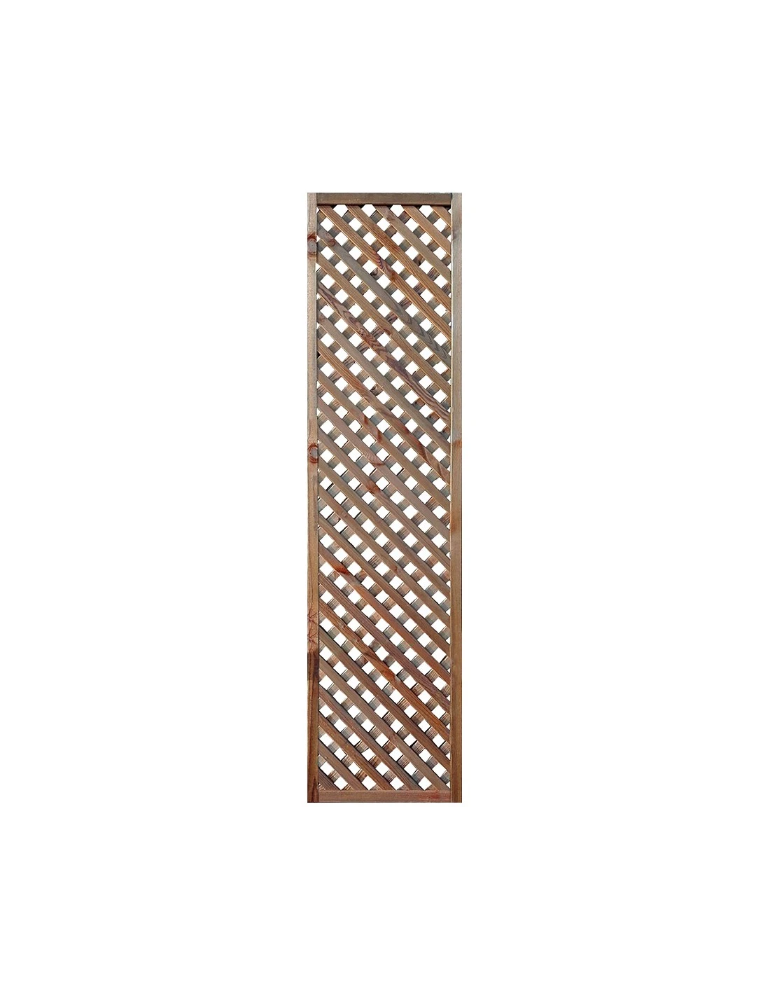 Treillis LEA En Bois Traité Autoclave Marron - 45x180 Cm